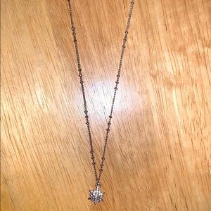 Lauren Conrad snowflake necklace
